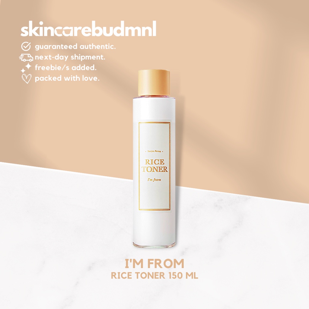 I'm From Rice Toner 30 ml | 150ml by skincarebudmnl | Shopee Philippines