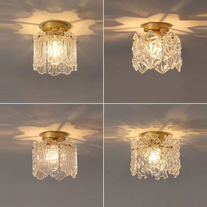 Crystal Glass Ceiling Lights Corridor Light Aisle Ceiling Light Led Living Room Balcony Ceiling