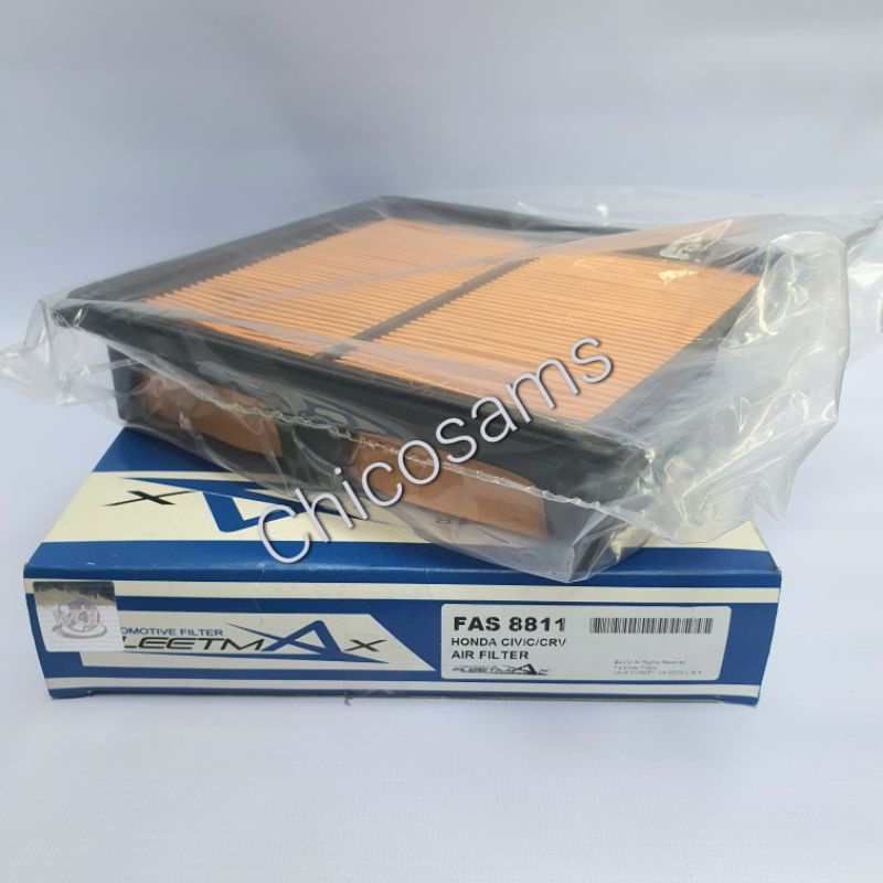 FLEETMAX Air Filter FAS8811 for Honda CRV and HRV 1997-2002/ Honda ...
