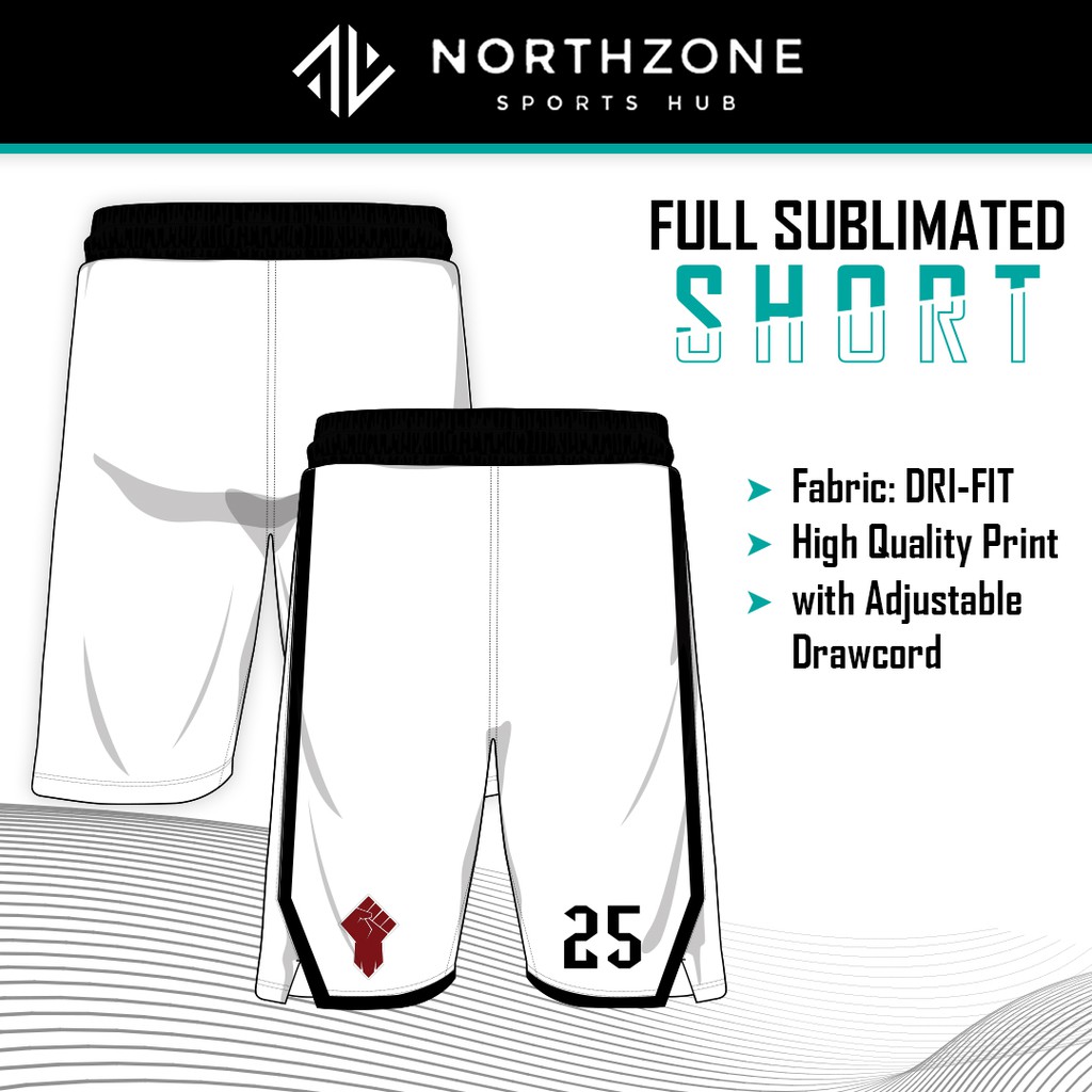 UP Fighting Maroons UAAP University of the Philippines Full Sublimated Basketball SHORT Shopee Philippines