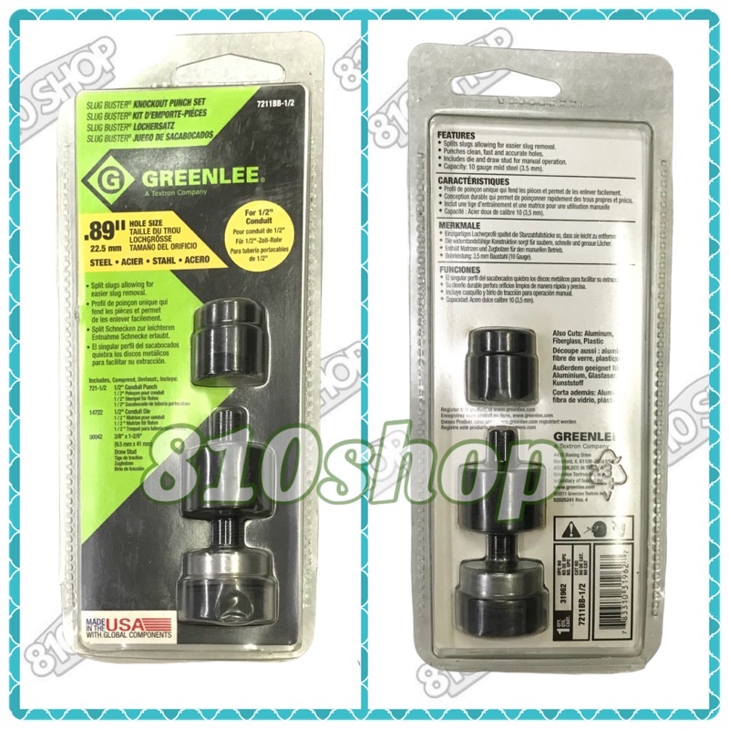 GreenLee Knock out Knockout Punch and Die Shopee Philippines
