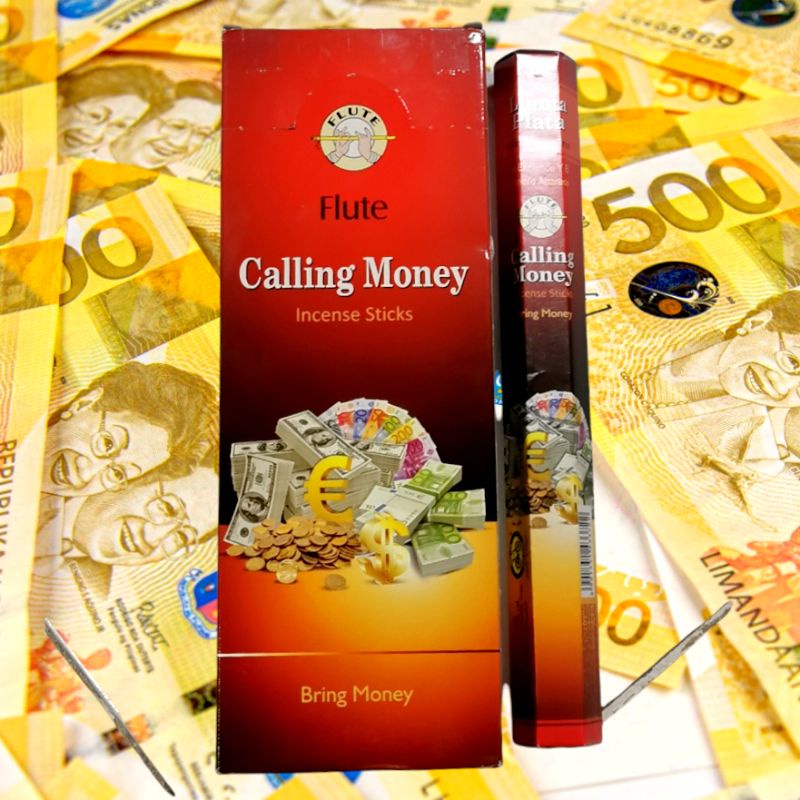 Flute Calling Money Incense Sticks (20 pack) Shopee Philippines