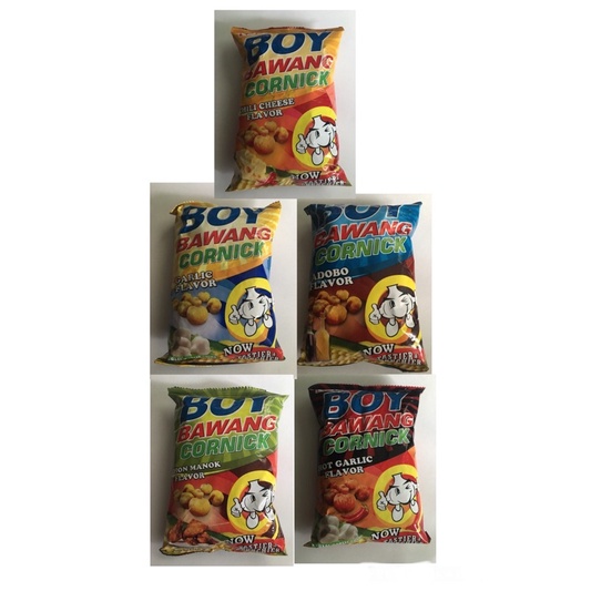 Boy Bawang Cornick Lechon Manok/adobo/hot Garlic/ Chili Cheese And ...