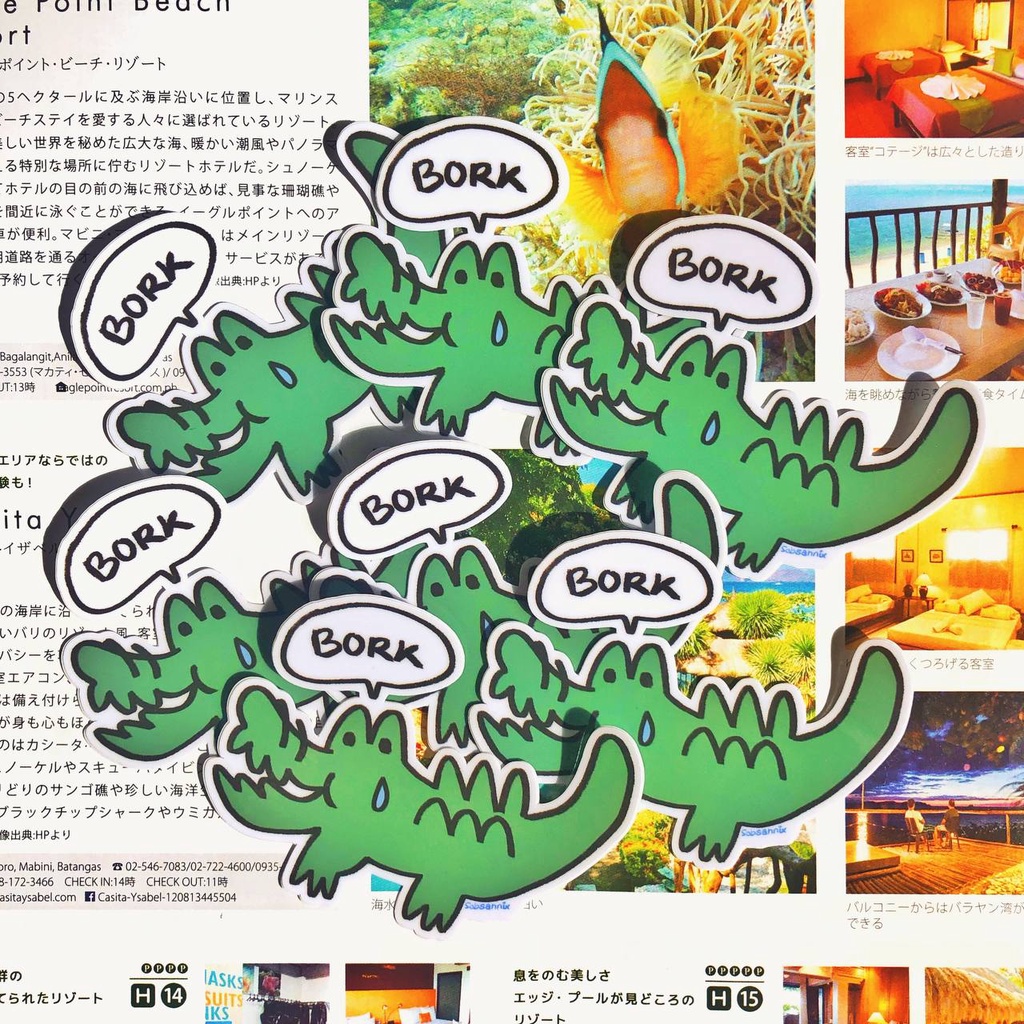 Croccy Sticker - Waterproof Vinyl Sticker | Laptop Sticker | sobsannix ...