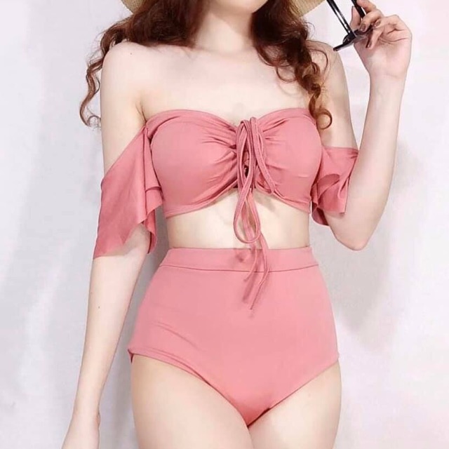 Two piece store swimsuit shopee