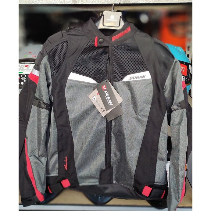DUHAN RIDING JACKET BMW (BLACK-GREY-YELLOW) (BLACK-RED) | Shopee ...