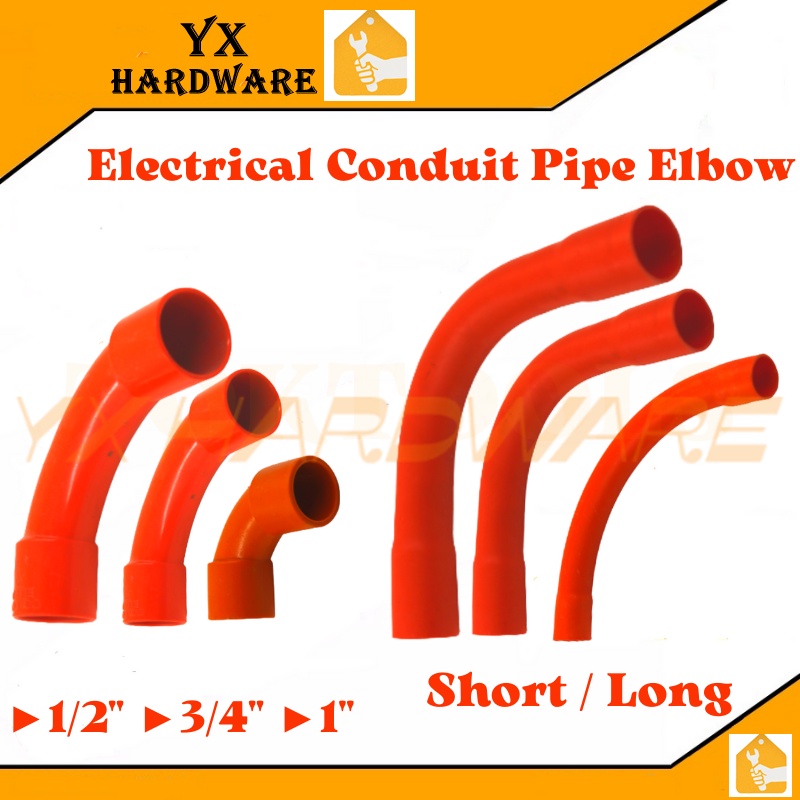 PVC Conduit Elbow Short / Long 1/2