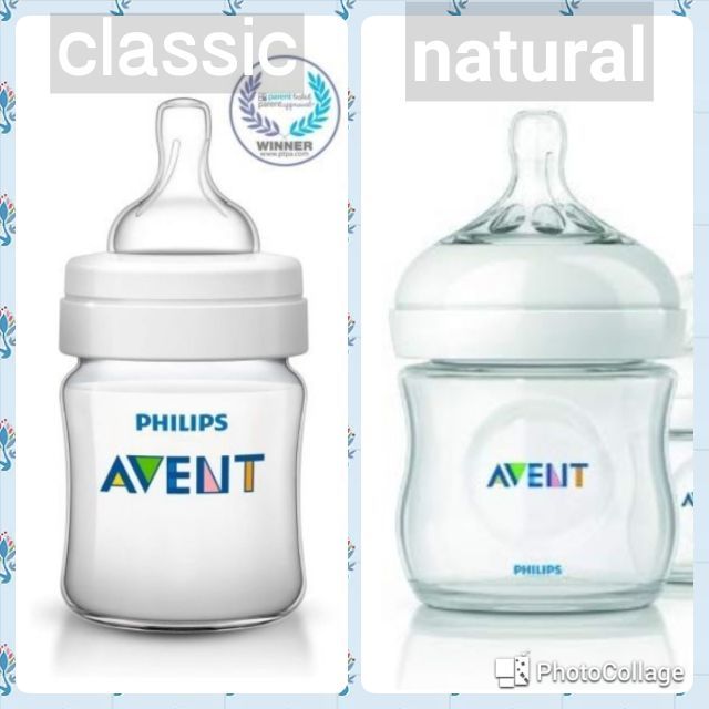 Avent classic hot sale vs natural teats