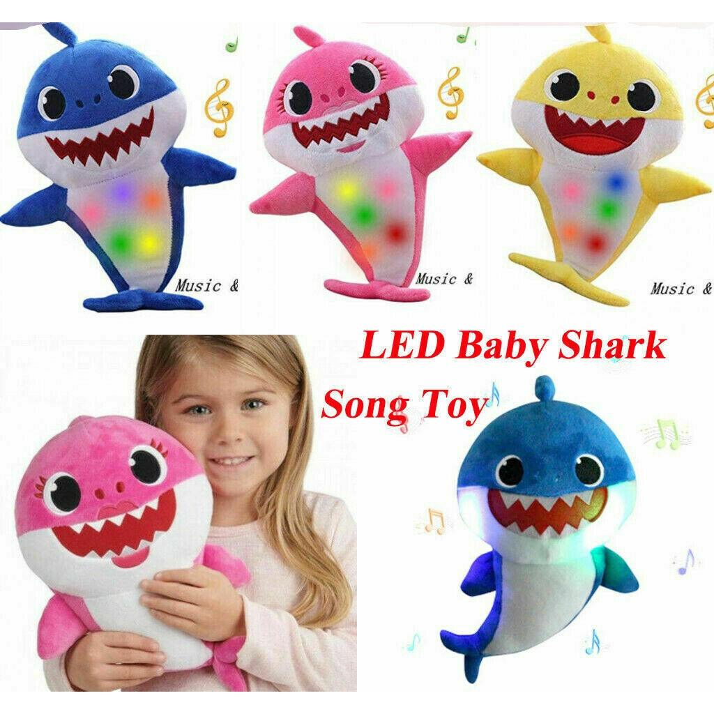 Baby shark plush singing sales english