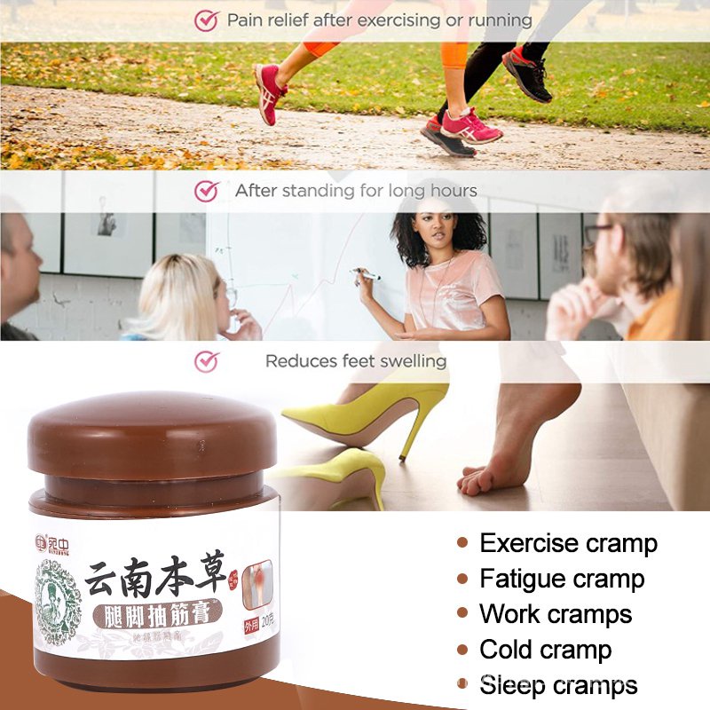 Pain Relieving Cream Leg Cramps Foot Knee Meridian Convulsion Ointment Pain Achilles Tendon