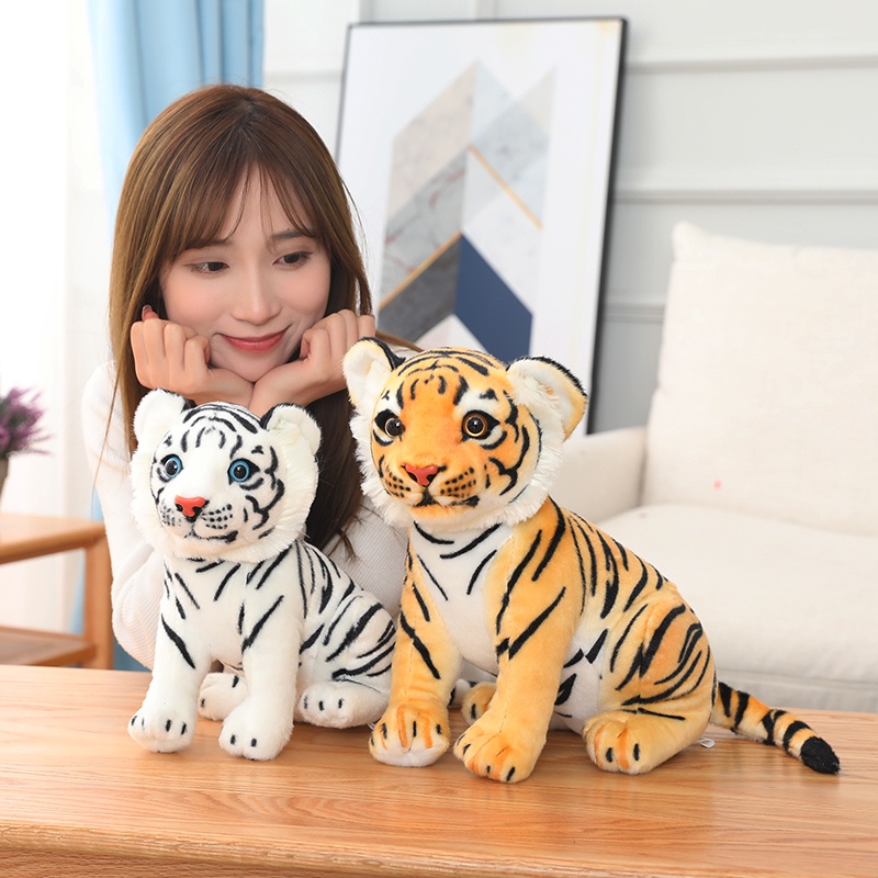 plush toy Simulation Little Tiger Figurine Doll Ragdoll Tiger Year ...