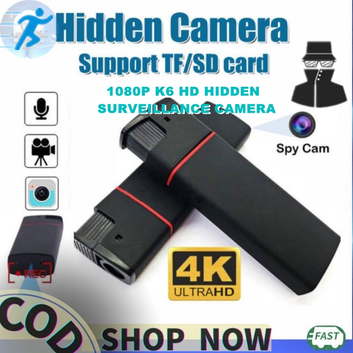 Lighter Hidden Camera,Full HD 4K hidden wireless home security camera