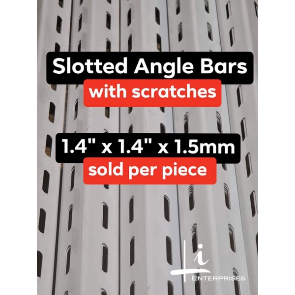 BIG SALE!!! SLOTTED ANGLE BARS WITH LIGHT SCRATCHES O GASGAS 1.3x1.3x1
