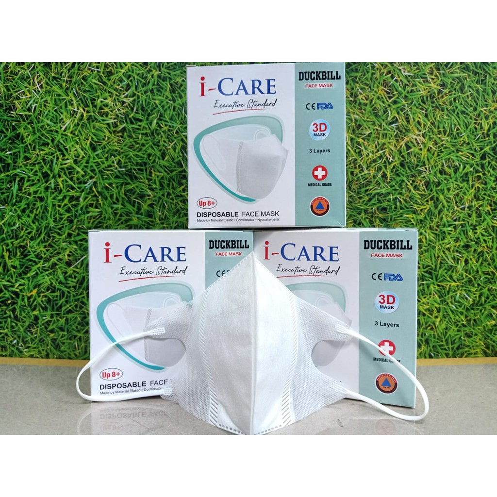 PUTIH HITAM Toko Cantik Indonesia Mask DUCKBILL Mask White And Black ...