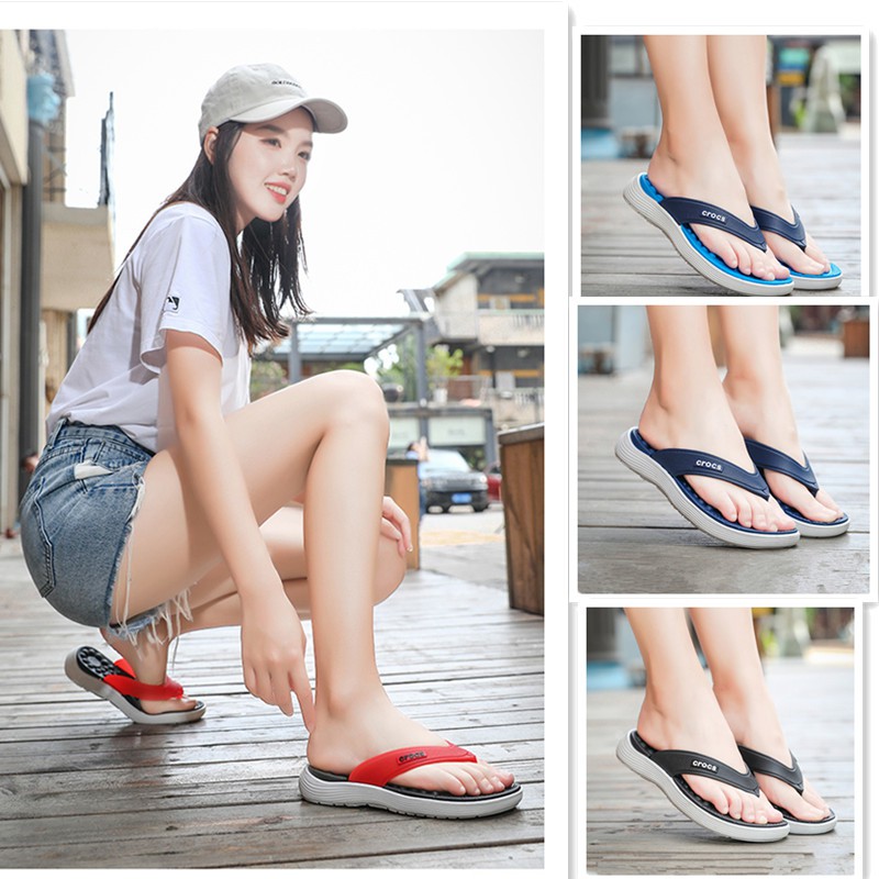 Flip flops2020 New arrival Summer Crocs ladies flip flops Korean casual slippers comfortable sandal