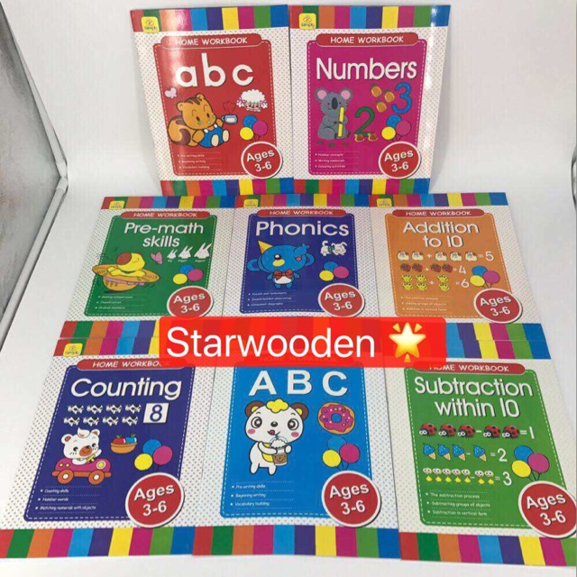 3pcs bundle set Learning home workbook | Shopee Philippines