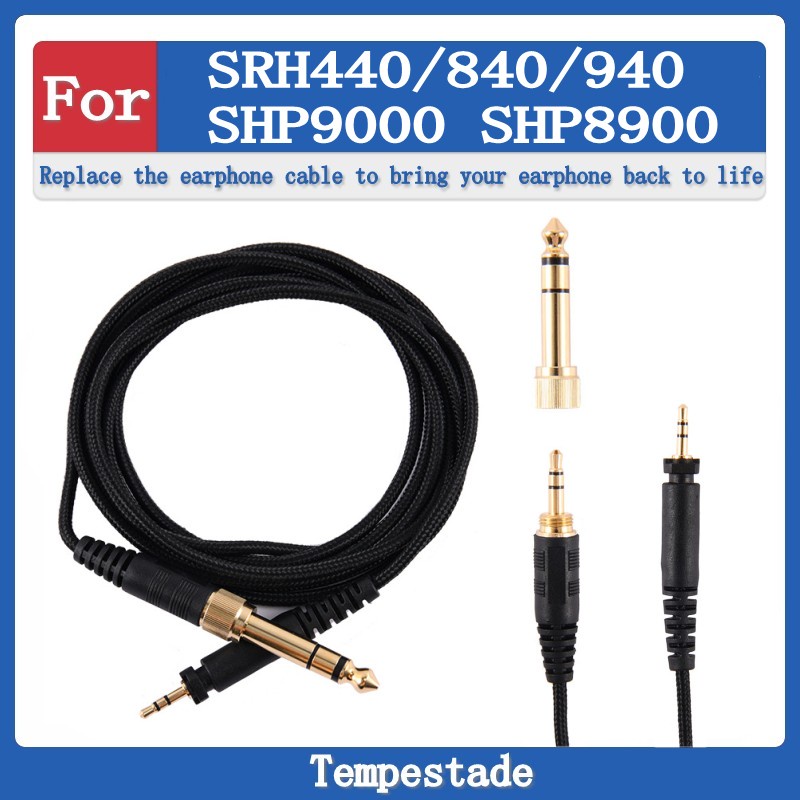 Suitable For SRH440 SRH840 SRH940 SHP9000 SHP8900 Headphone Cable Audio ...