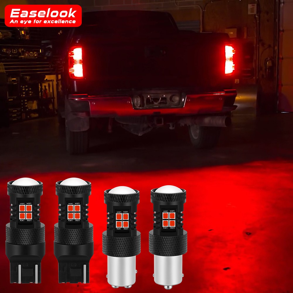 Ready Stock】✇◈▨2Pcs LED Brake Light T20 7440/W21W 7443 W21/5W 1157  Double/Single Contact Tail Light