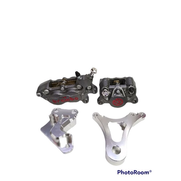 Nissin caliper 4 pot for r150 front and 2 pot rear (220mm rios type