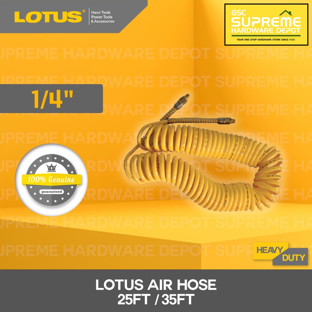 Lotus Air Compressor Hose 1/4 (25FT/35FT)