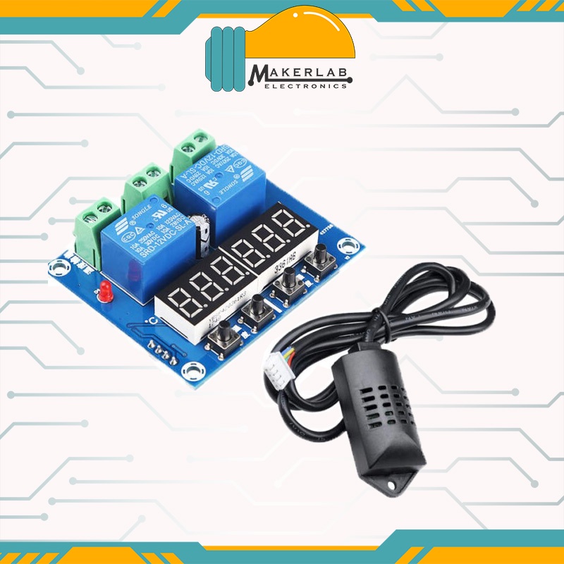 XH-M452 High Precision DC 12V 10A Digital LED Dual Output Temperature ...