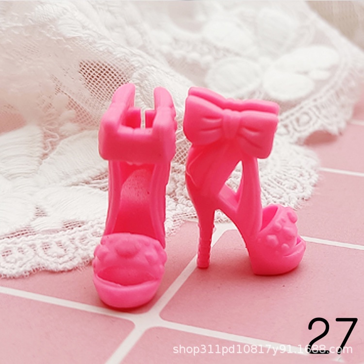 Barbie high heels for kids sales