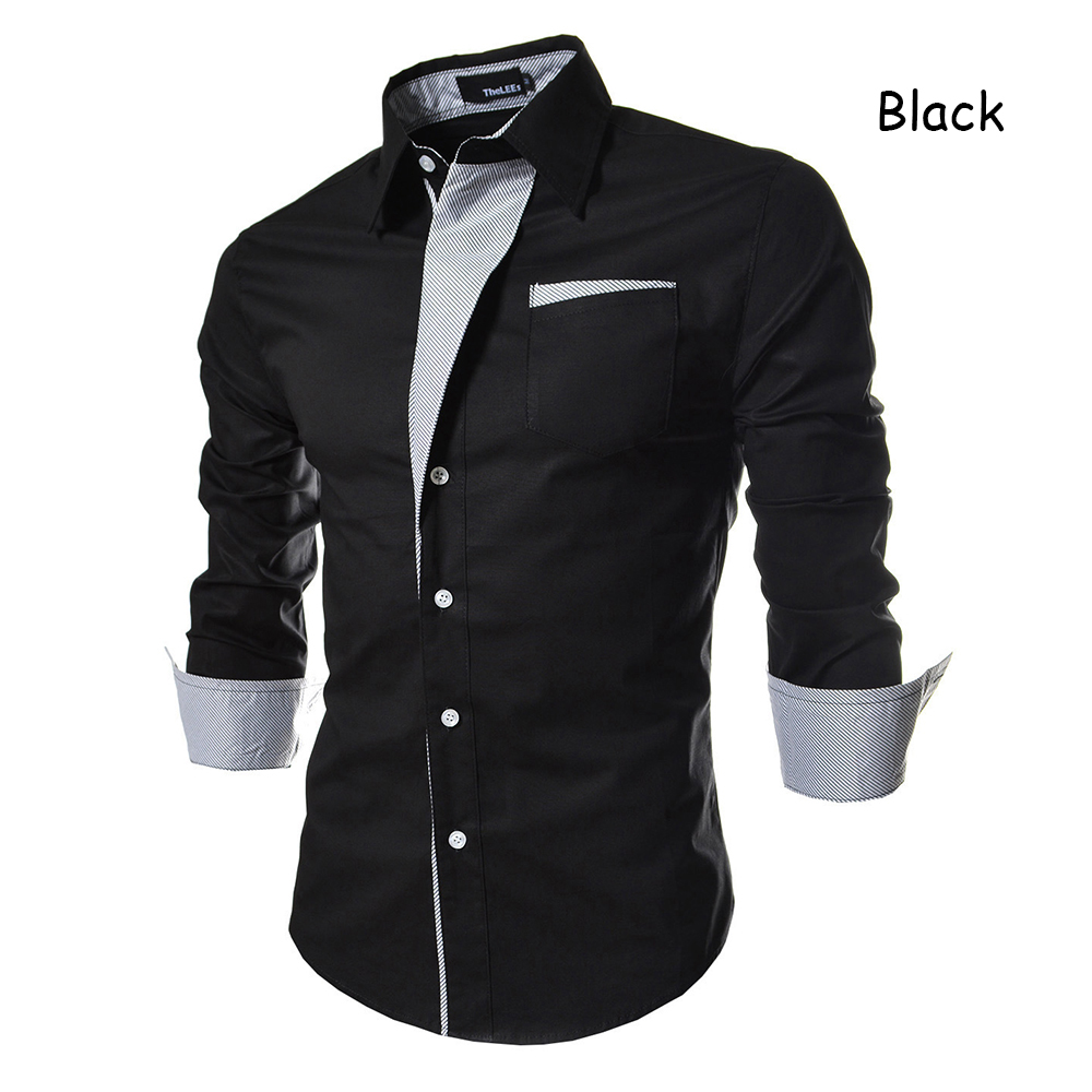 READY STOCK!!! Mens Summer Autumn New Fashion Casual Long Sleeve Shirt ...