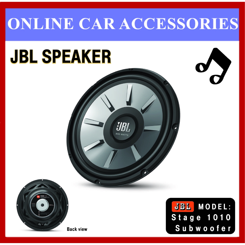 JBL Stage 1010 10"" Car Audio Subwoofer Shopee Philippines