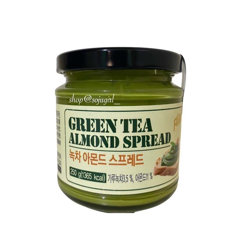Feliz Matcha Green Tea Almond Milk Spread 250g Shopee Philippines