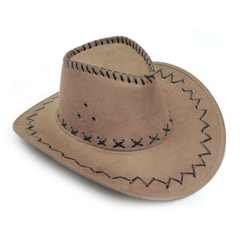 Cowboy Hat For Gentleman Cowgirl Jazz Cap With Gentleman Suede Sombrero ...