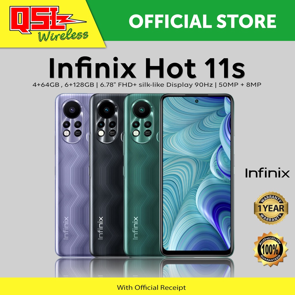 Infinix Hot 11s 4+64 | 6+128 | Shopee Philippines