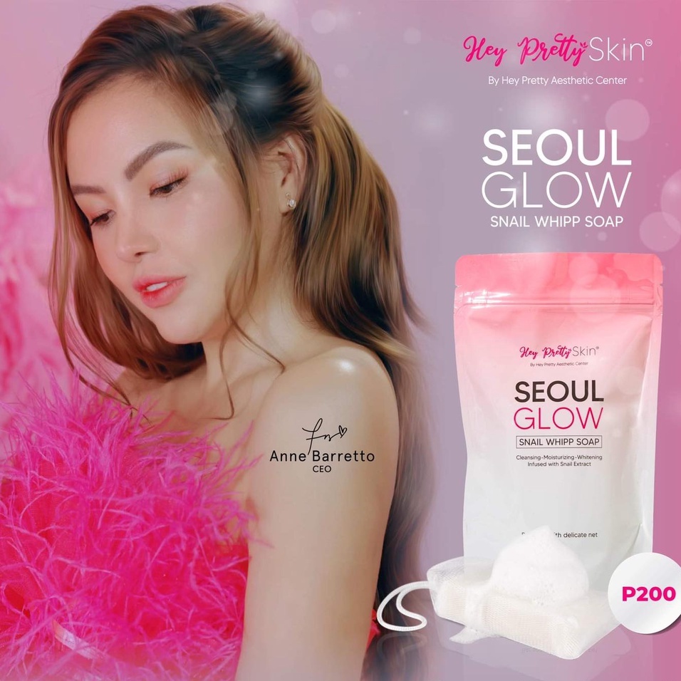 Seoul Glow Snail Whipp Soap by Hey Pretty Skin - Cleansing Moisturizing ...