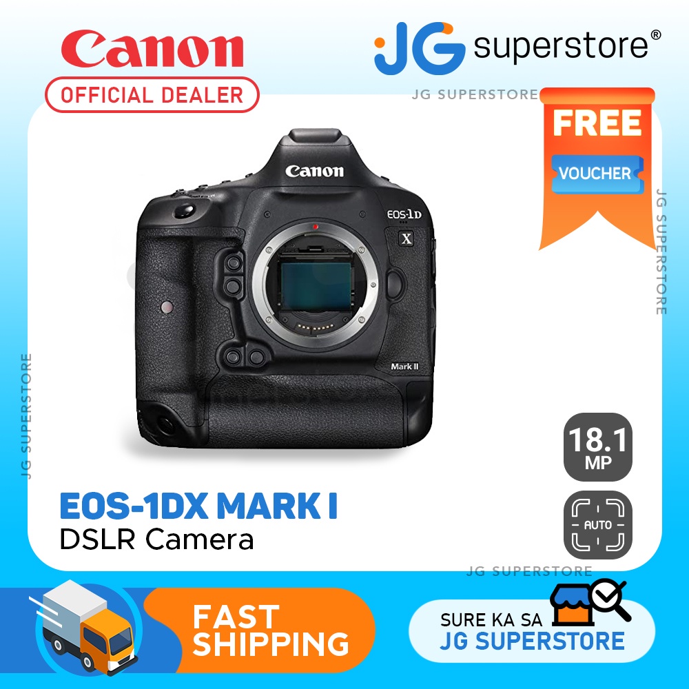 Canon EOS-1DX Mark I DSLR Camera with 18.1MP Full Frame CMOS 12fps Dual ...