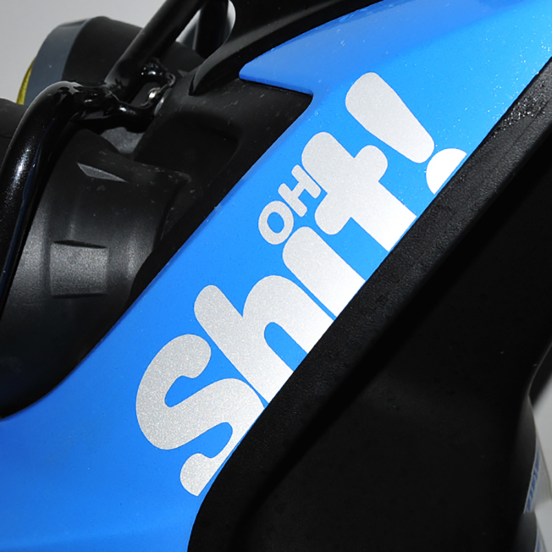 D1 D1 P-A56 OH SHIT Motorcycle Sticker Car Sticker Decal Modified ...