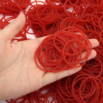 Rubber band clearance red