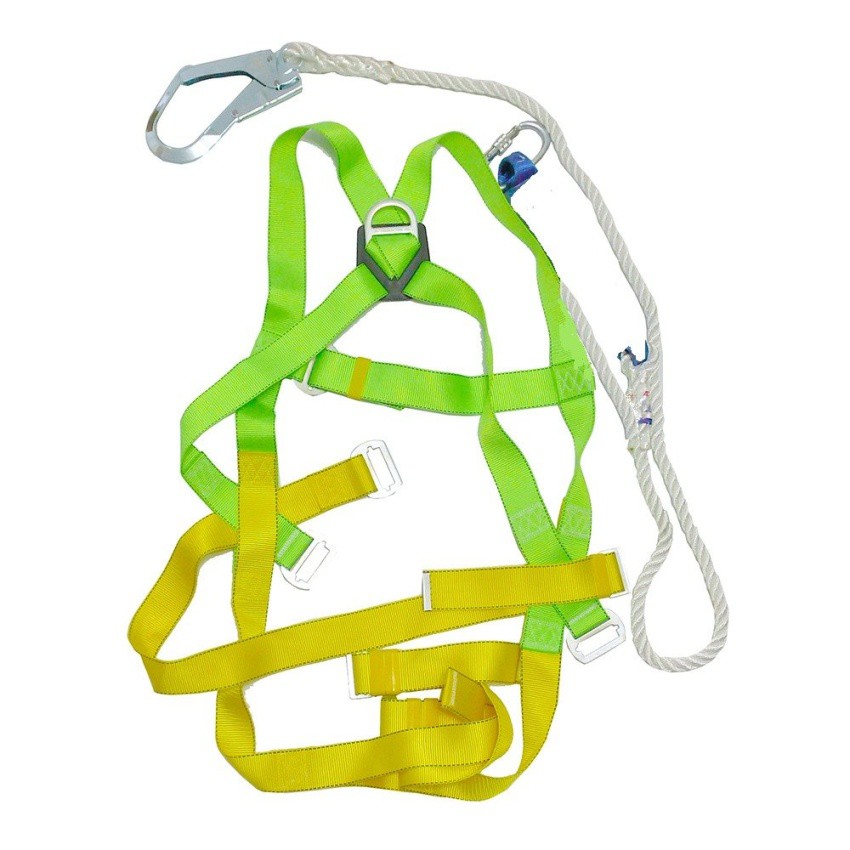 Adela CE Approve Full Body Harness Safety Belt Safety Harness Construction Harness w/ Lanyard