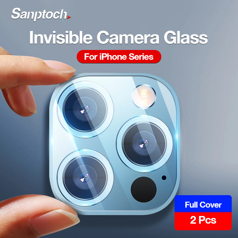 Sanptoch 3D Full Camera Lens Protection Tempered Glass For iPhone 16 15 ...