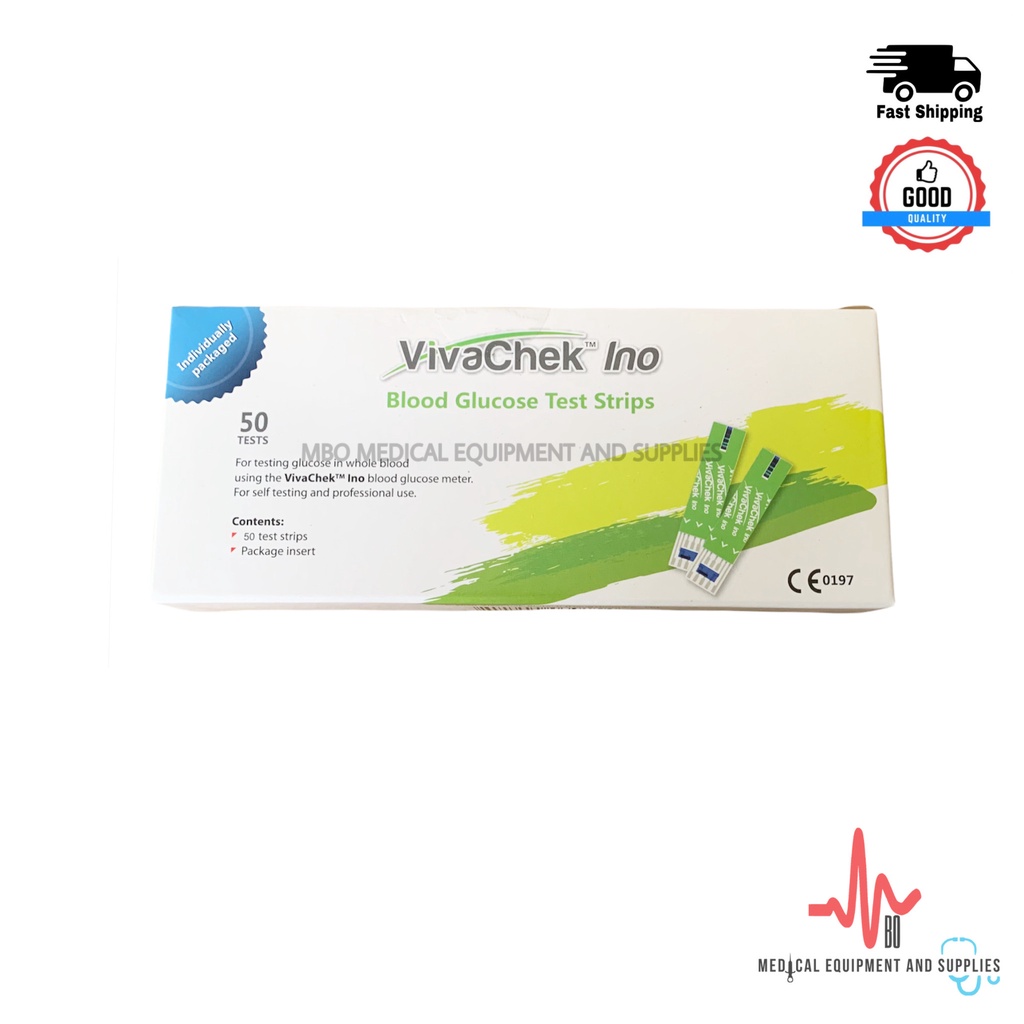 Vivachek INO Blood Test Strips - 50 Strips per box | Shopee Philippines