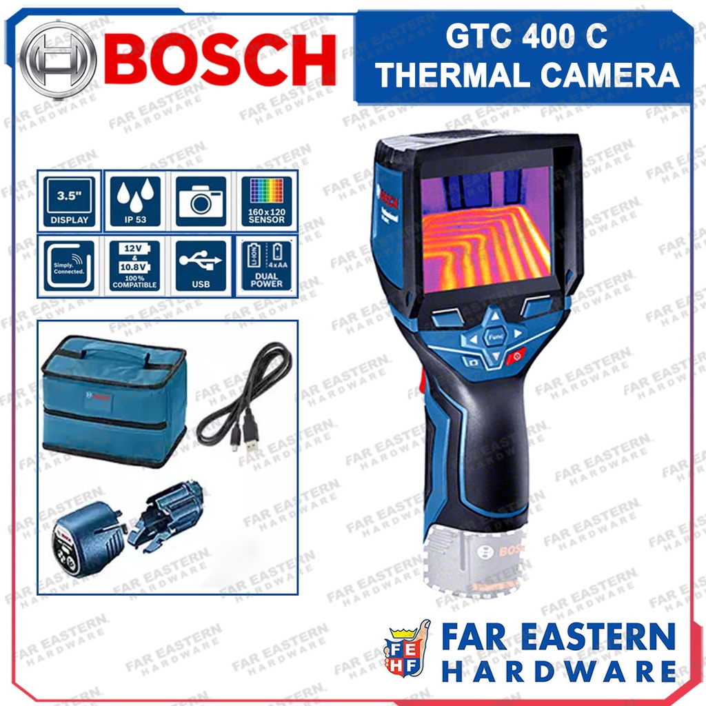 BOSCH GTC 400C Thermal Imaging Scanner / Thermo Camera RBMT | Shopee ...