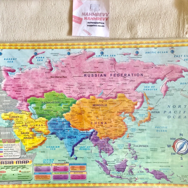 Asian Map (retail/wholesale) | Shopee Philippines