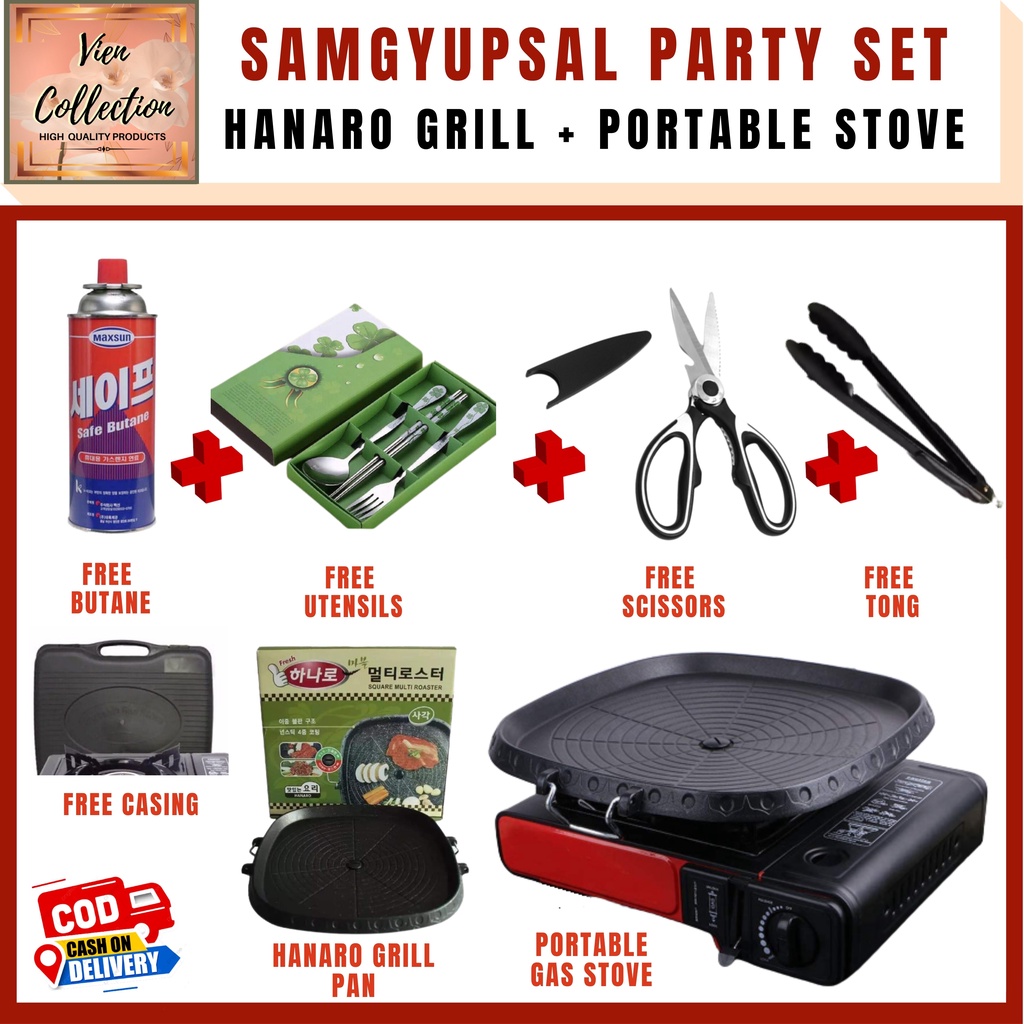 Authentic availableVien Collection. Samgyupsal Grill Pan Set
