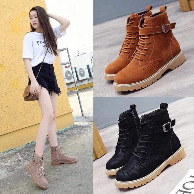 Korean boots hot sale outfit