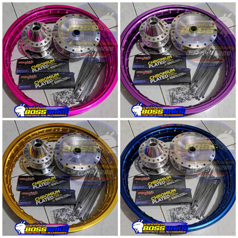 Thailand Rimset N-max V1 1.4x17's Front And Rear | Shopee Philippines