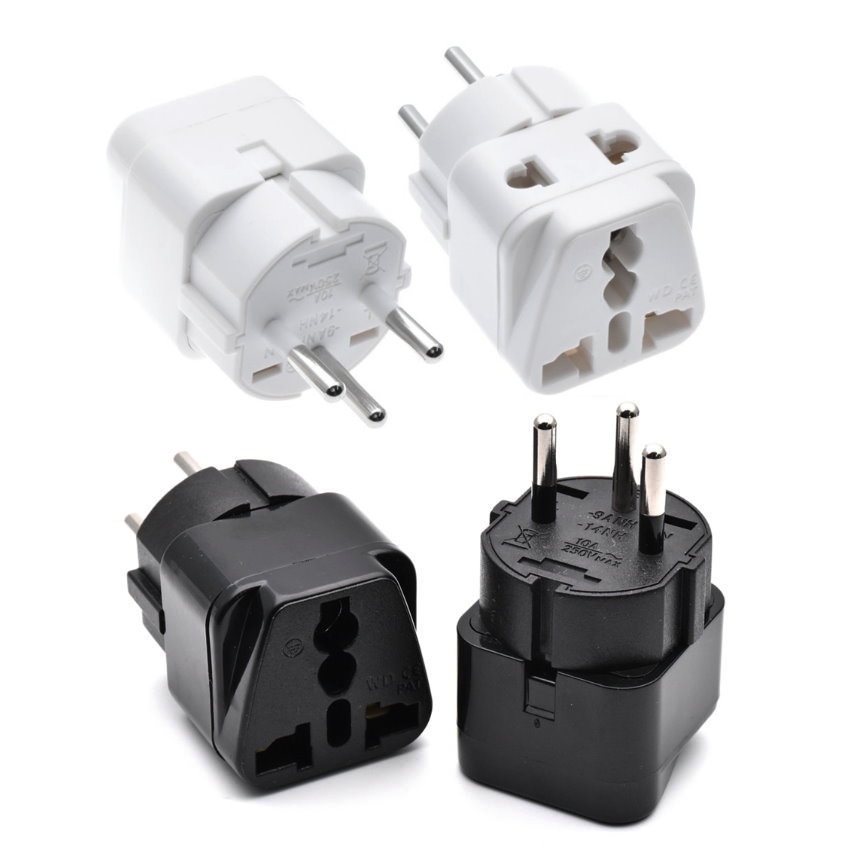 (1 Piece) Israel Israeli Plug Adapter Converter Universal Outlet Accept
