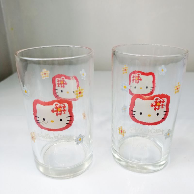 Hello Kitty Clear Glass Pair Shopee Philippines