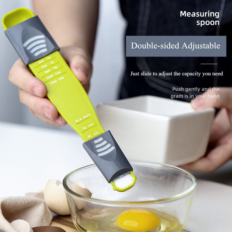 Rising Star Double-Sided Plastic Adjustable Kitchen Measuring