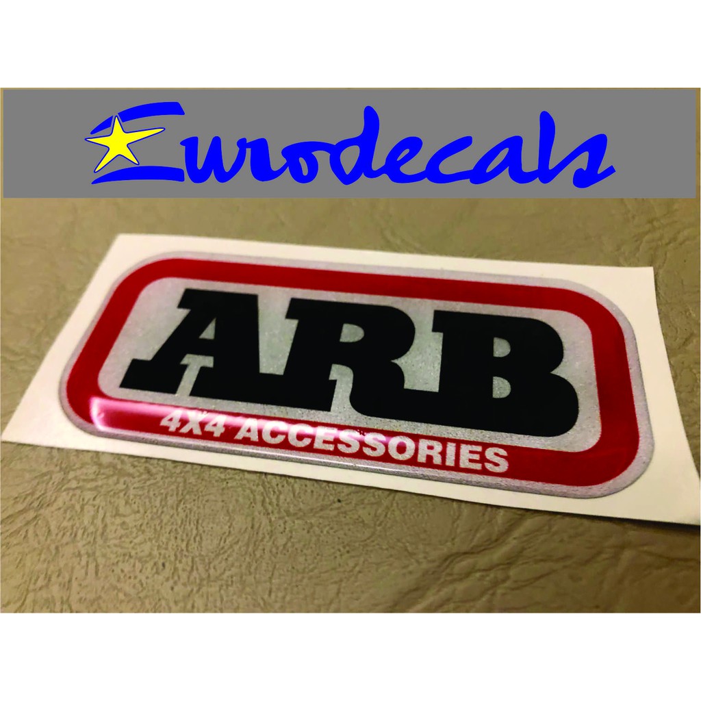 ARB LOGO SILICON STICKER FOR STEEL BUMPERS Replacement (Size is 3 ...