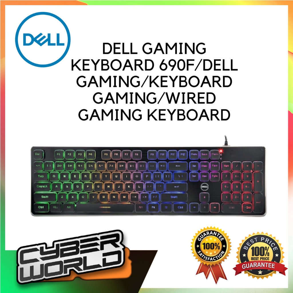 DELL GAMING KEYBOARD 690F/DELL GAMING/KEYBOARD GAMING/WIRED GAMING ...