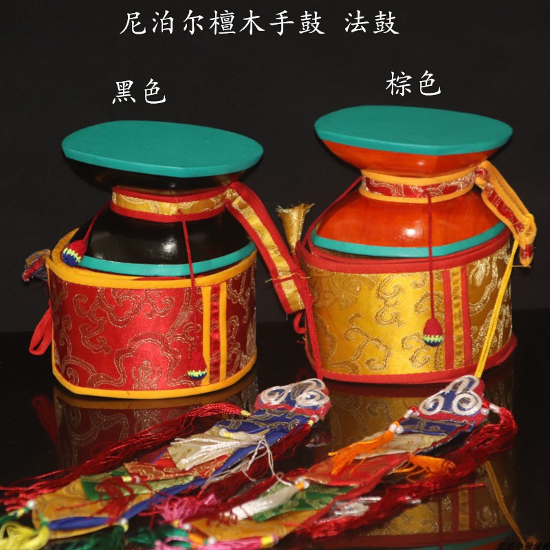 Nepal Hand Drum Dharma Drum Tibetan Drum Sandalwood Dharma Drum