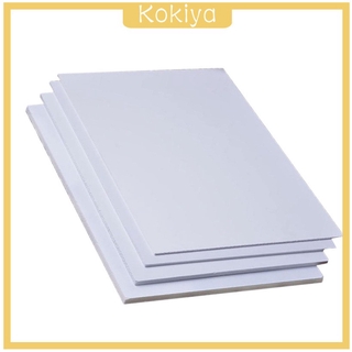 200 x 300 x 5mm / 200 x 300 x 8mm White Foam Sheets Board for